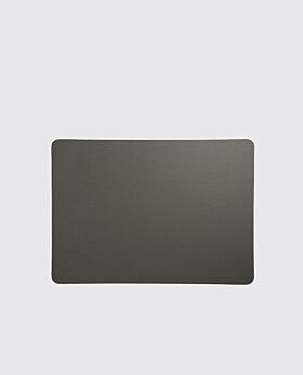 ASA PU optic rough leather placemat graphite