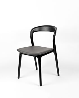 Raglan dining chair - ash/anthracite leather
