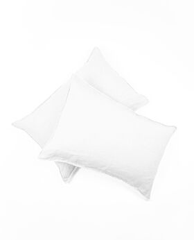 il momento linen pillow case set of 2 - soft white