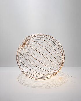 Capella LED foldable sphere copper w copper wire - medium
