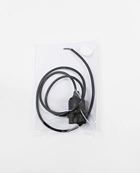 Lally pendant electrical cord - black
