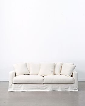 Amalfi 3 seater sofa - ivory