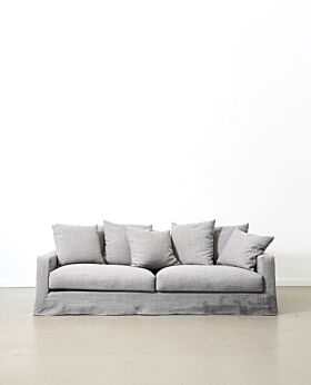 Amalfi 3.5 seater sofa - elephant
