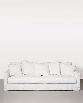 Amalfi 3.5 seater sofa - ivory