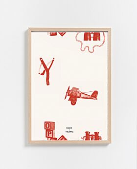 Paper Collective Playtime print - Tube 50x70cm