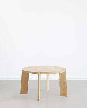 Kile round coffee table - oak