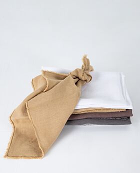 Bay linen napkin - turmeric