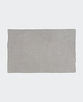 Bay linen placemat - light grey