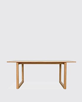 Benson rectangle dining table - natural oak - small