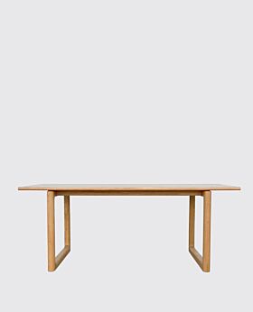 Benson rectangle dining table - natural oak - large