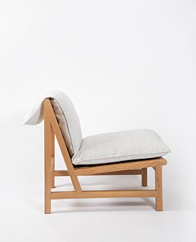 Cantaloupe occasional chair - ghost gum