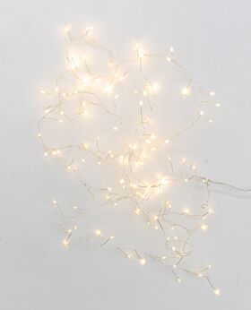 Capella electric LED twinkling fairy light garland - small
