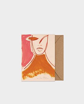 Paper Collective Pink Portrait - A5 card