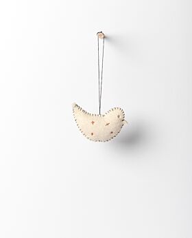 Carousel hanging wool bird