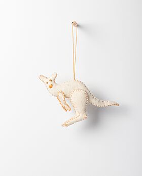 Carousel hanging wool kangaroo