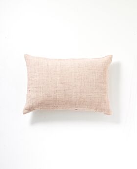 Christophe linen cushion - blush