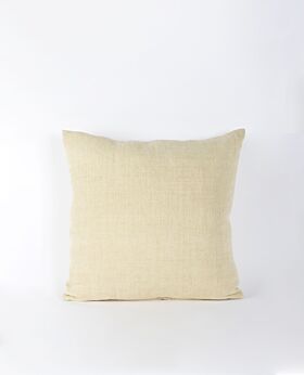 Christophe linen cushion - butter