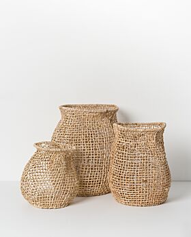 Cicely woven basket - tall