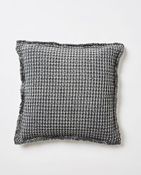 Claude waffle cushion - graphite