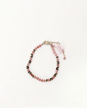 Coco bracelet - gold & pink