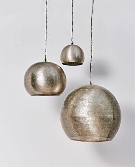 Ezana metal pendant - small - silver