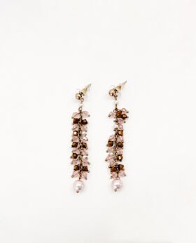 Fleur earrings - pink
