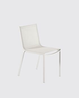 Granada dining chair stackable - white
