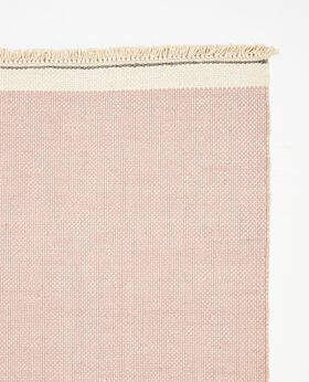 Pastello handwoven wool rug - blush
