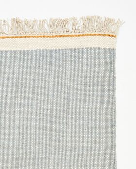 Pastello handwoven wool rug - sky - large