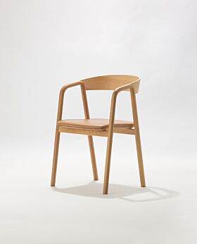 Inlay dining chair - natural oak