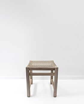 Island teak stool