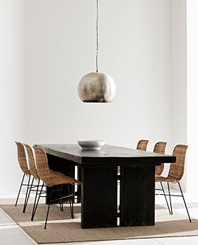 Ivanne dining table - black