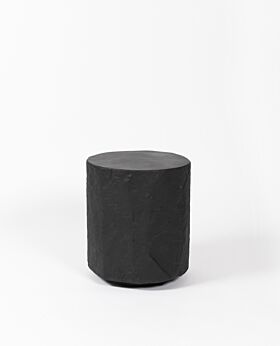 Iwa round side table - black