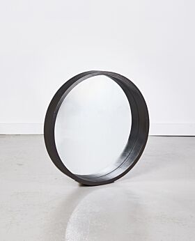 Jenson round mirror black - large