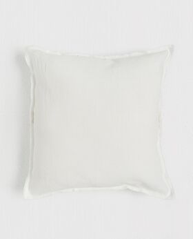 Keira linen euro cushion - soft white