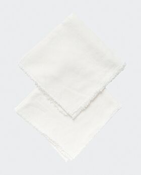 Keira linen pillow case set-2 - soft white