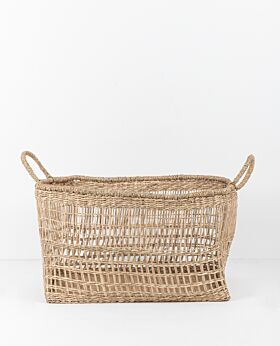 Lally woven basket rectangular - large