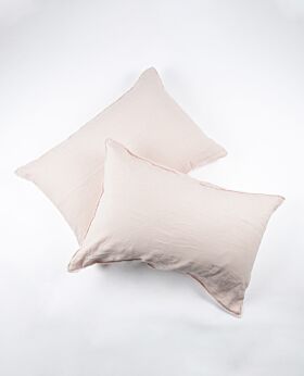 il momento linen pillow case set-2 - blush