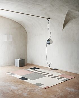 Linie Graphic rug powder - 170x240cm