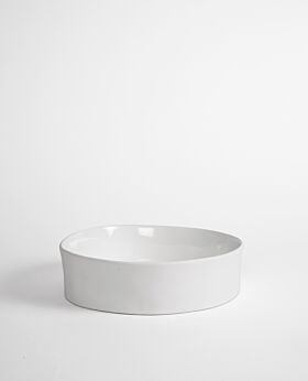 Lotus serving bowl white - Large