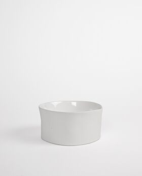 Lotus serving bowl white - Small