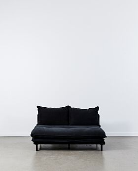 Lucas armless sofa - black