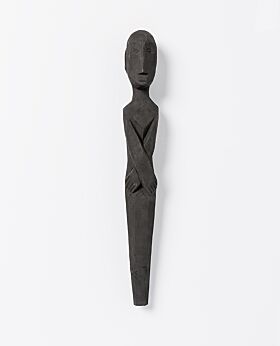 Nala carved hanging female - black