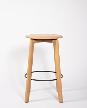 Noah oak bar stool - natural