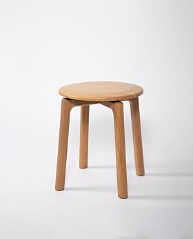 Noah oak stool - natural