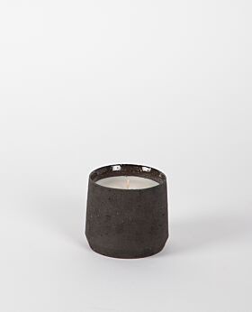 Note citronella candle - black - small