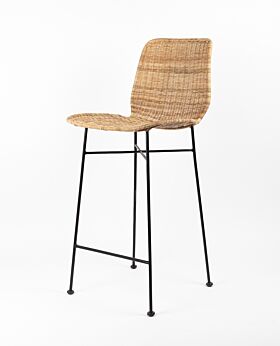 Parker bar stool solid weave - natural
