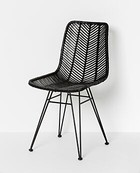 Parker dining chair - black