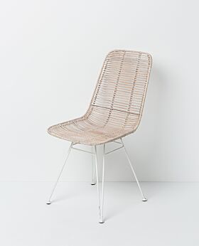 Parker dining chair - whitewash