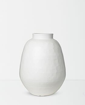 Paros urn white - large